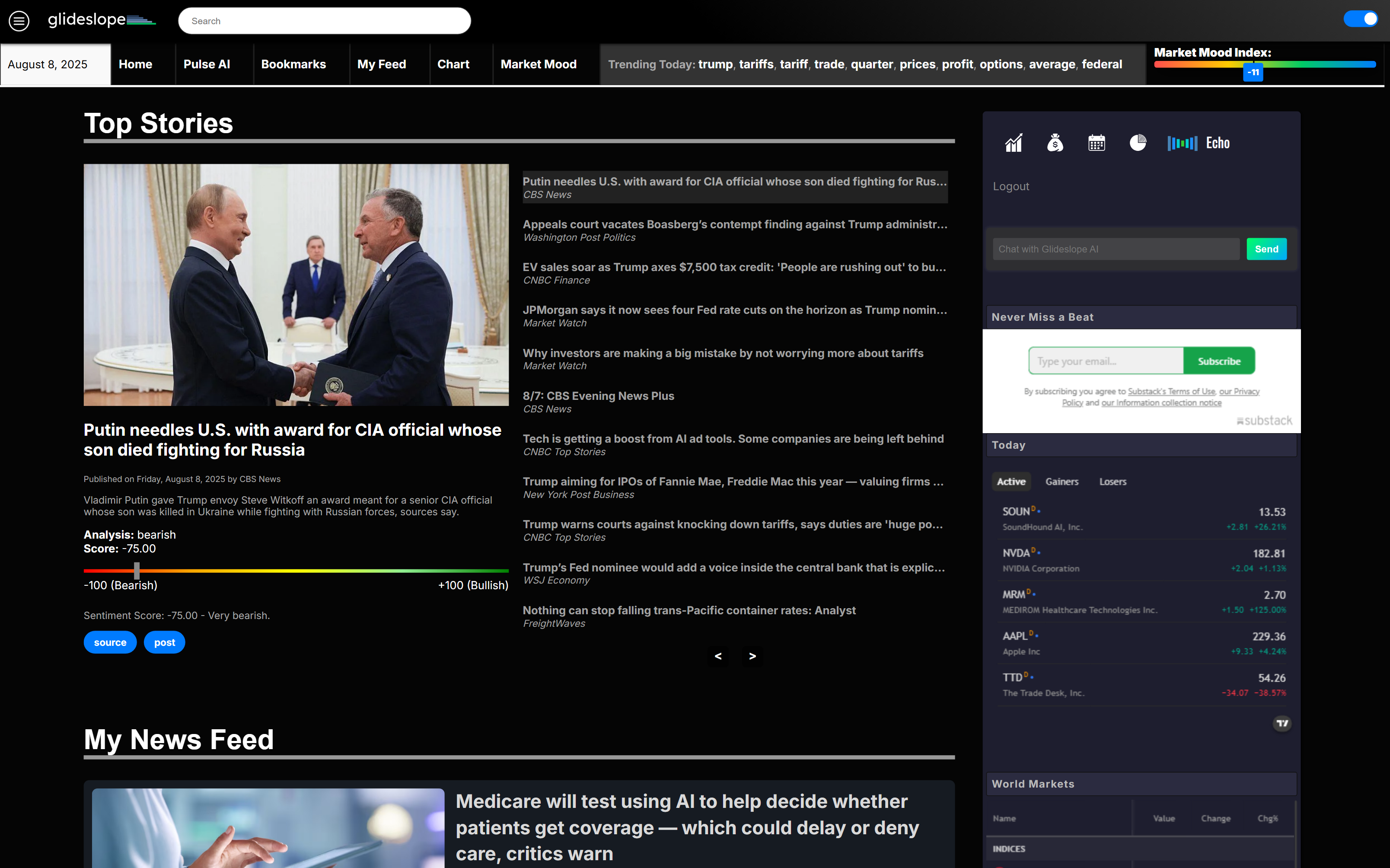 AI-Powered News